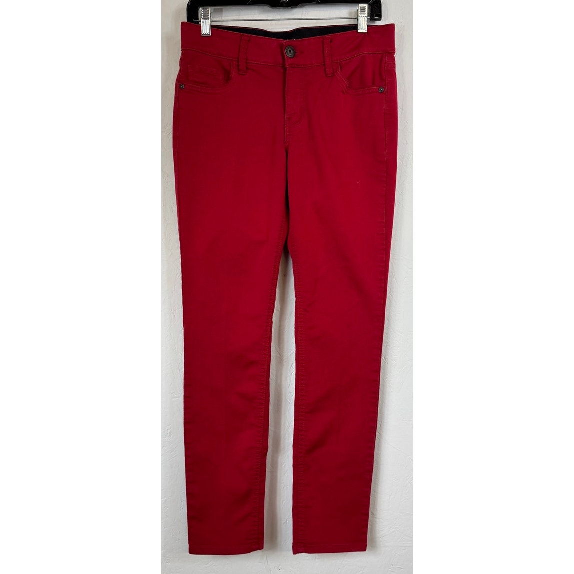 Liz Claiborne Red Slim Cut Pants Women's 4