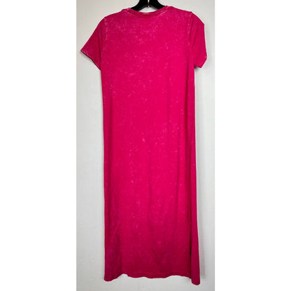 Time And Tru Pink T-shirt Dress Women's Large