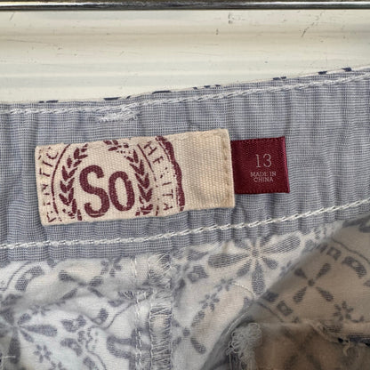 So White & Blue Shorts Women's Size 13