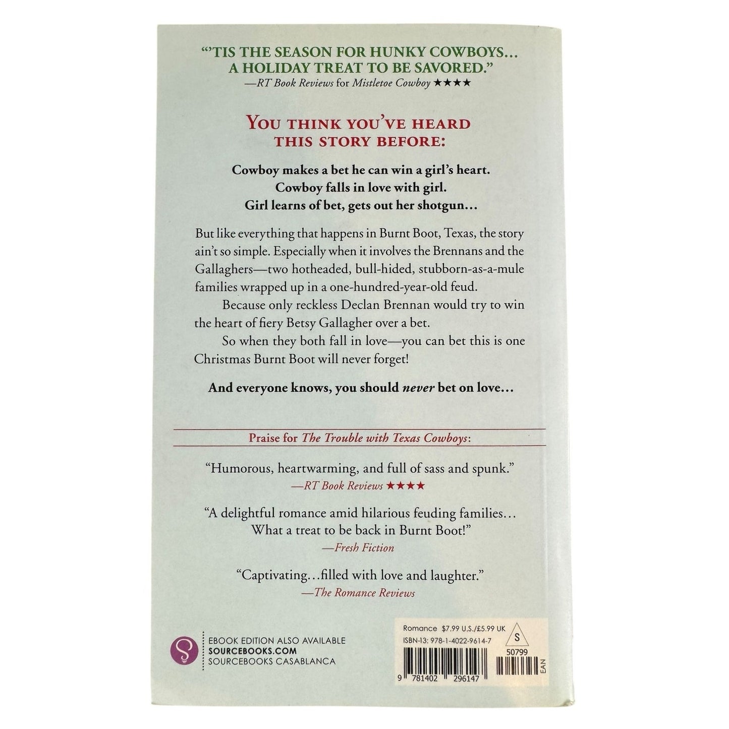 A Cowboy Christmas Miracle by Carolyn Brown (Paperback)