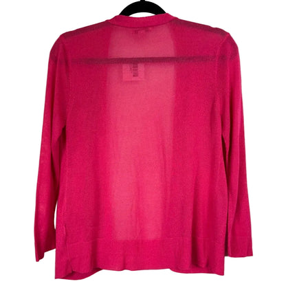 Faded Glory Pink 3/4 Sleeve Cardigan Women's XL