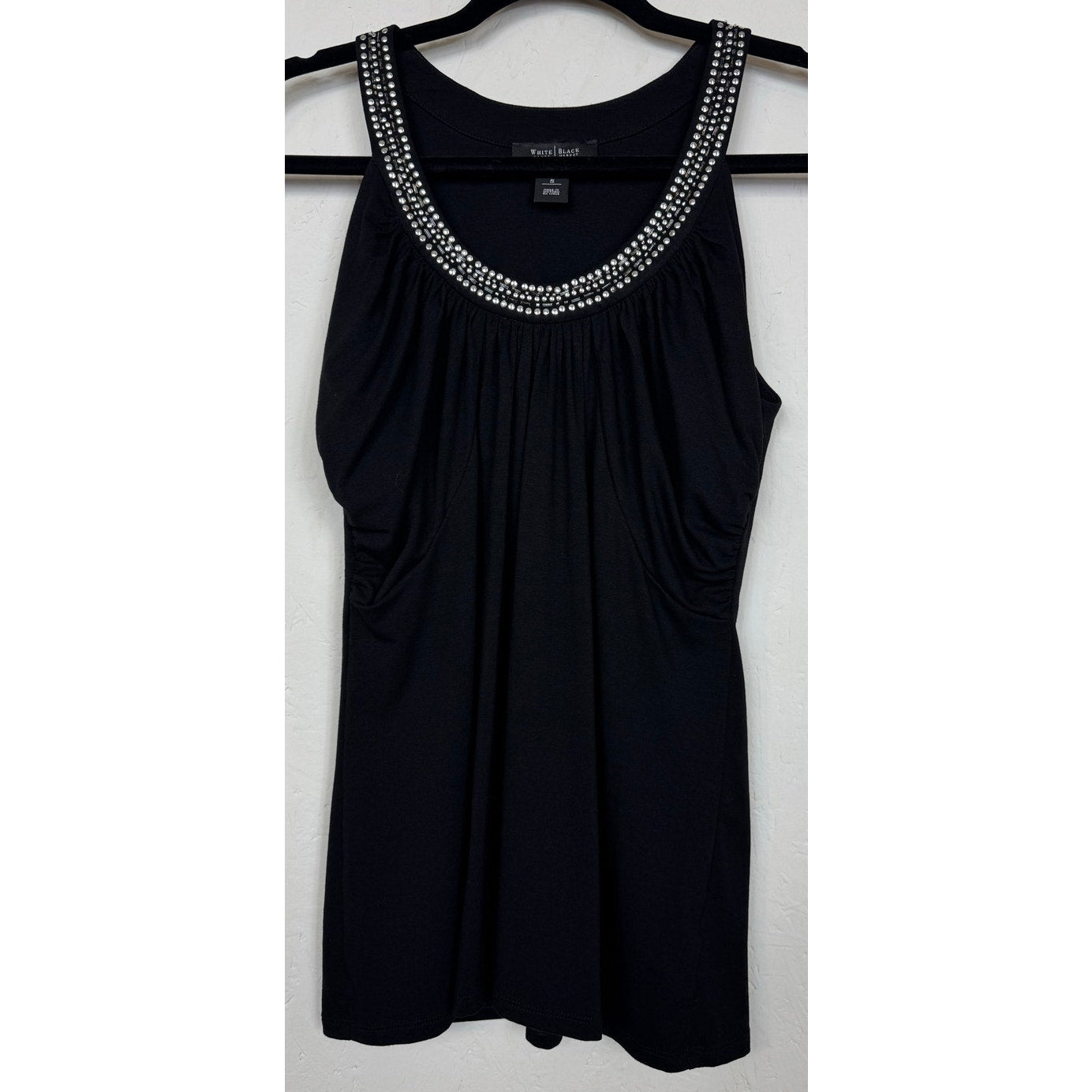 White House Black Market Black Blouse Women Women's Small
