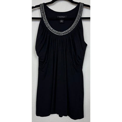 White House Black Market Black Blouse Women Women's Small