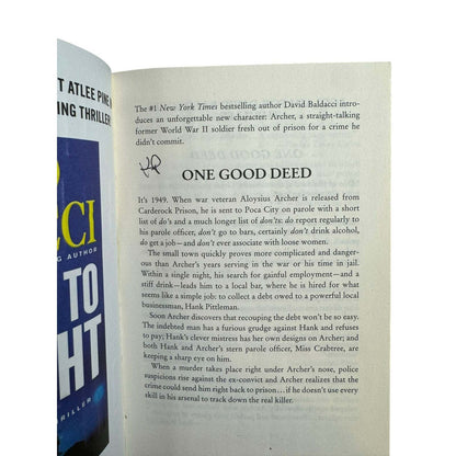 One Good Deed by David Baldacci (Paperback)