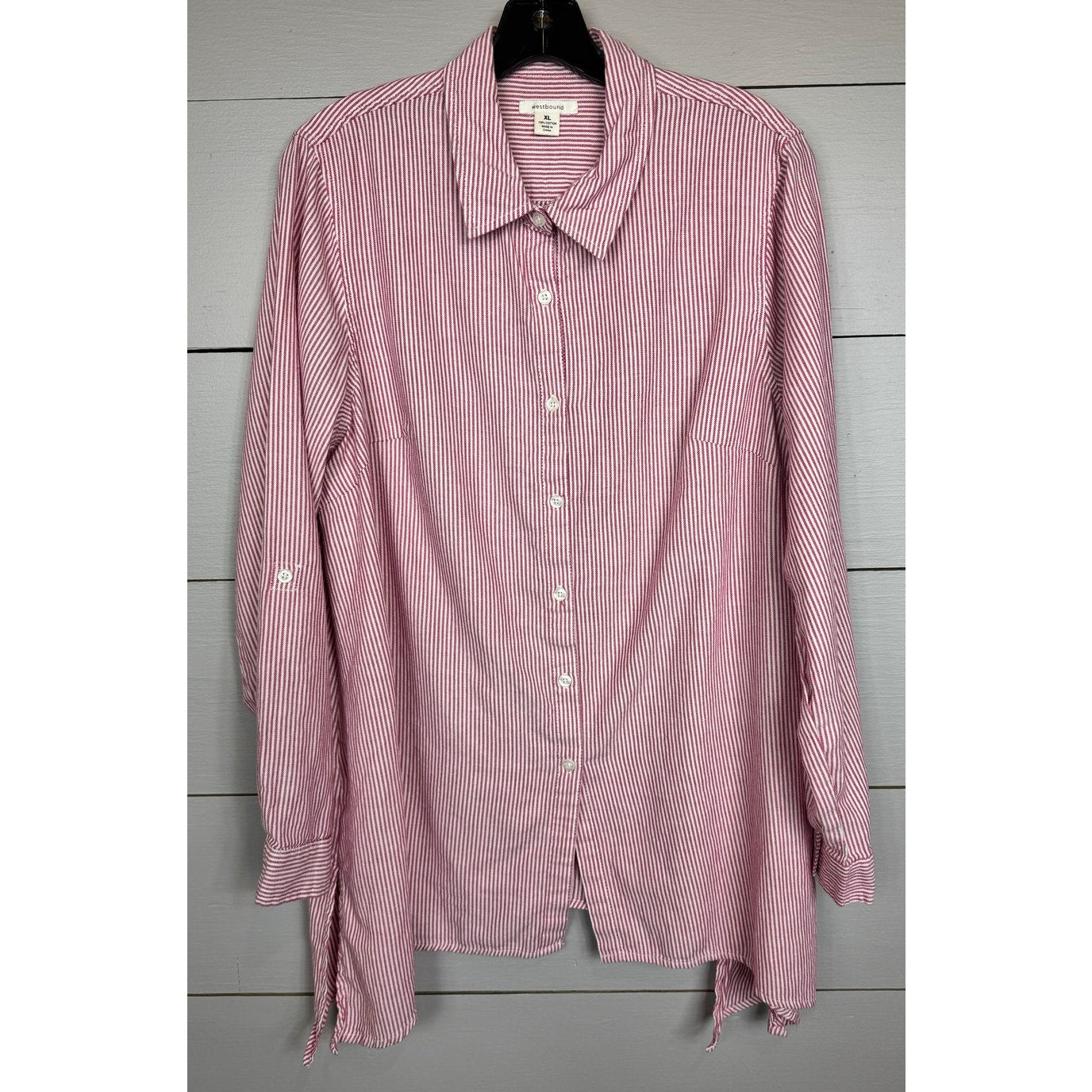 Westbound Long Sleeve Button Up Shirt Women's Size XL