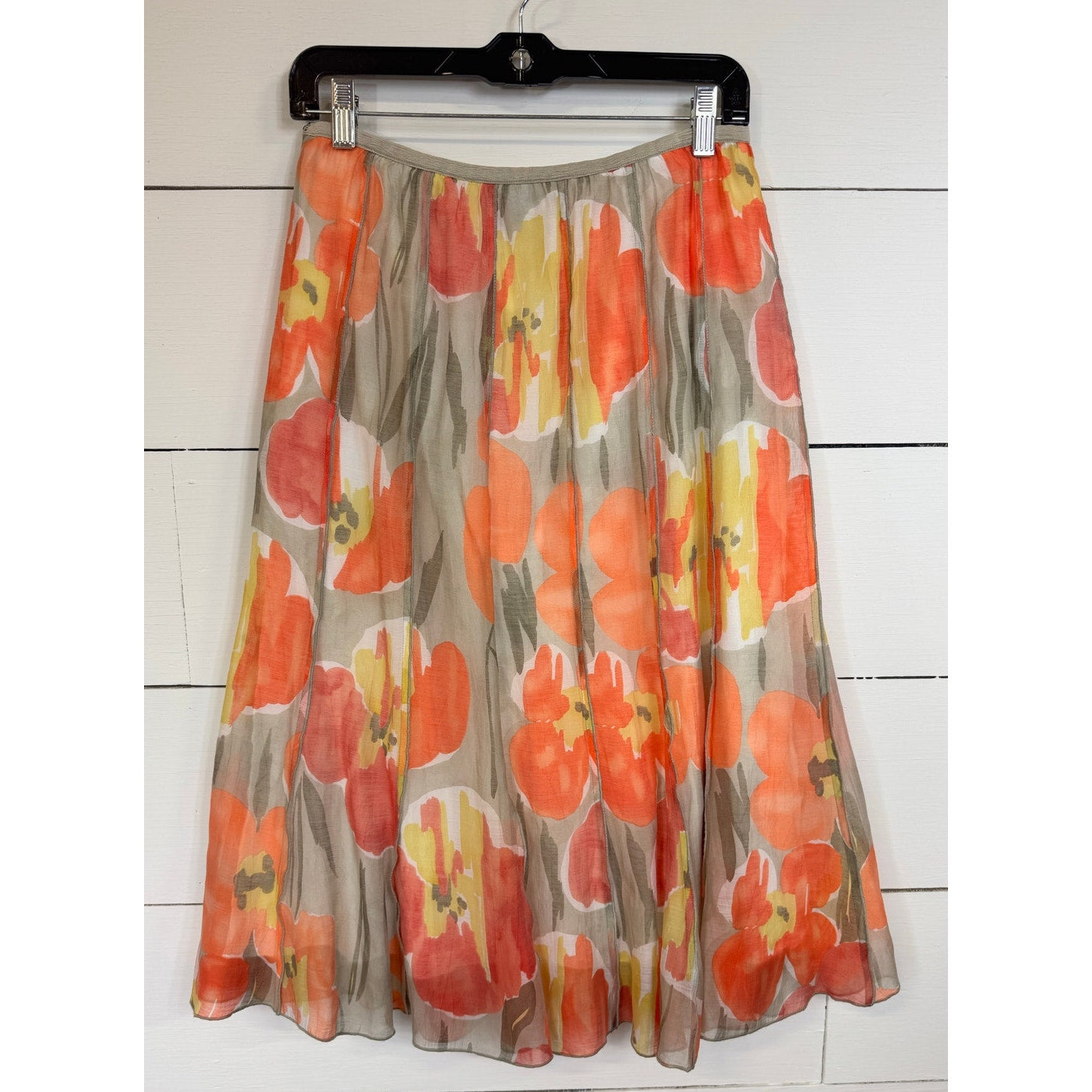 Niv & Zoe Knee Length Skirt Women's Size 8