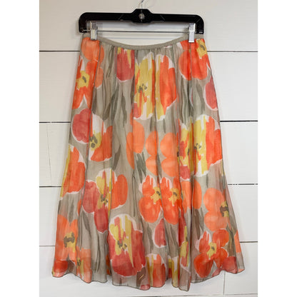 Niv & Zoe Knee Length Skirt Women's Size 8