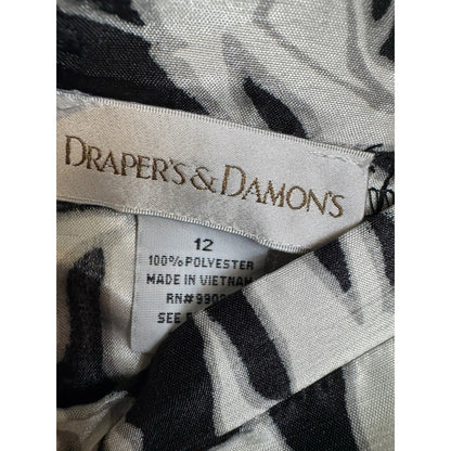 Drapers & Damons Black & White 2pc Set Women's 12