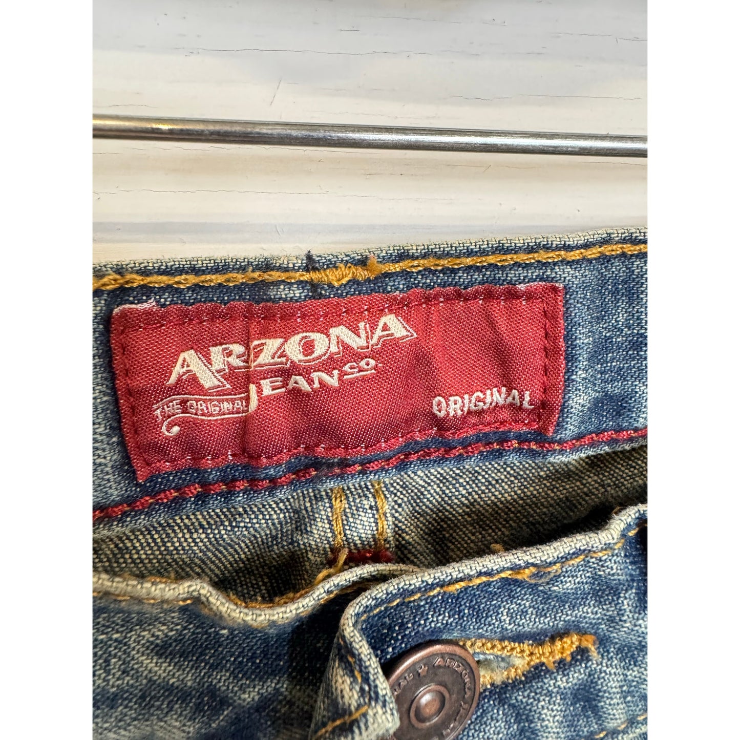Arizona Straight Cut Jeans Boy's Size 10 Husky
