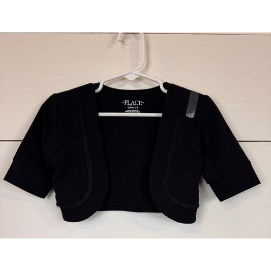 The Children's Place Black Mini Cardigan Girl's Size XS (4)