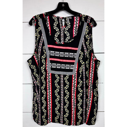 New Directions Sleeveless Blouse Women's Size 2X