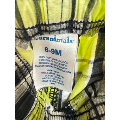 Garanimals Yellow Black Shorts Boy's 6-9 Months