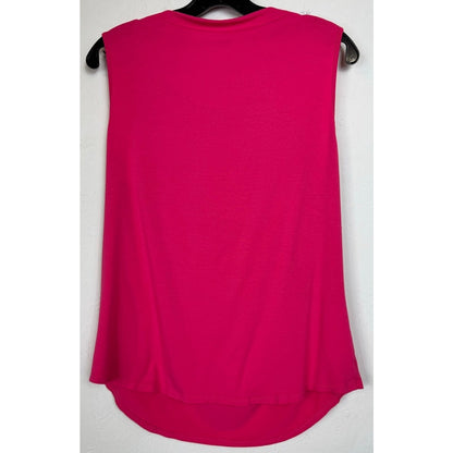 Coldwater Creek Pink Sleeveless Blouse Women's Medium