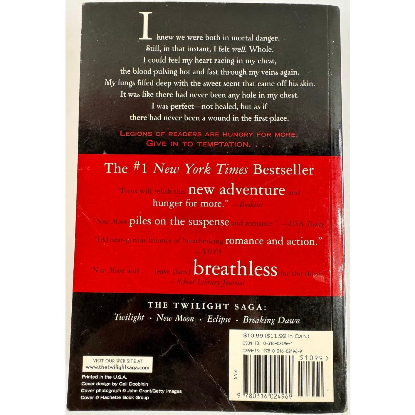 New Moon by Stephenie Meyer (Paperback)