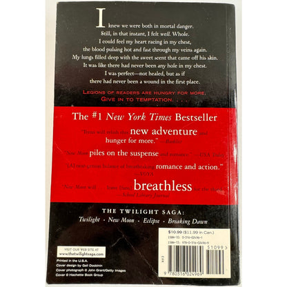 New Moon by Stephenie Meyer (Paperback)
