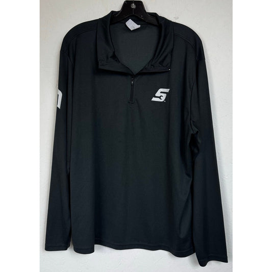 Snap On Black Long Sleeve Shirt Men's Large