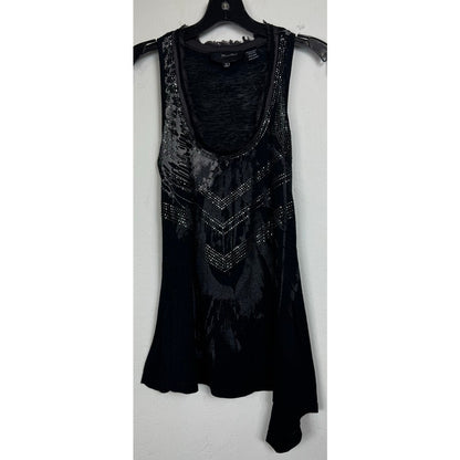 Miss Me Black Tank Top Women's Small
