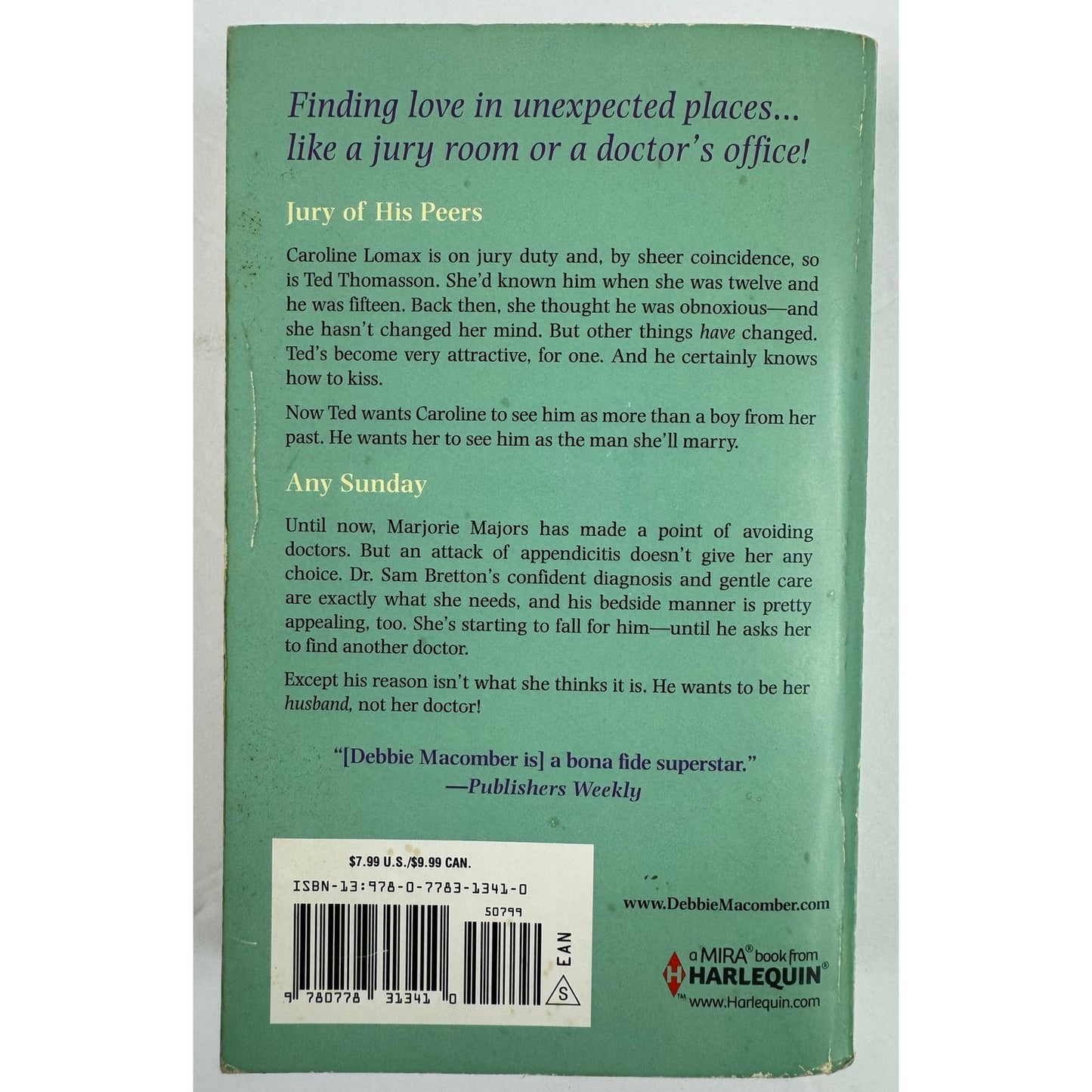The Unexpected Husband: Jury of His Peers / Any Sunday (Paperback)