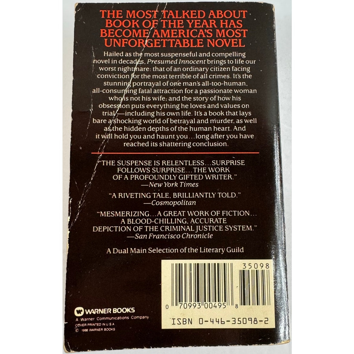 Presumed Innocent by Scott Turow (Paperback)