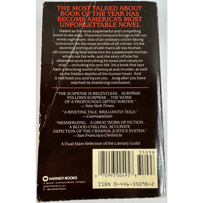 Presumed Innocent by Scott Turow (Paperback)
