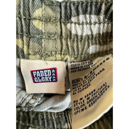 Faded Glory Camo Shorts Boy's Size 6-9 Months
