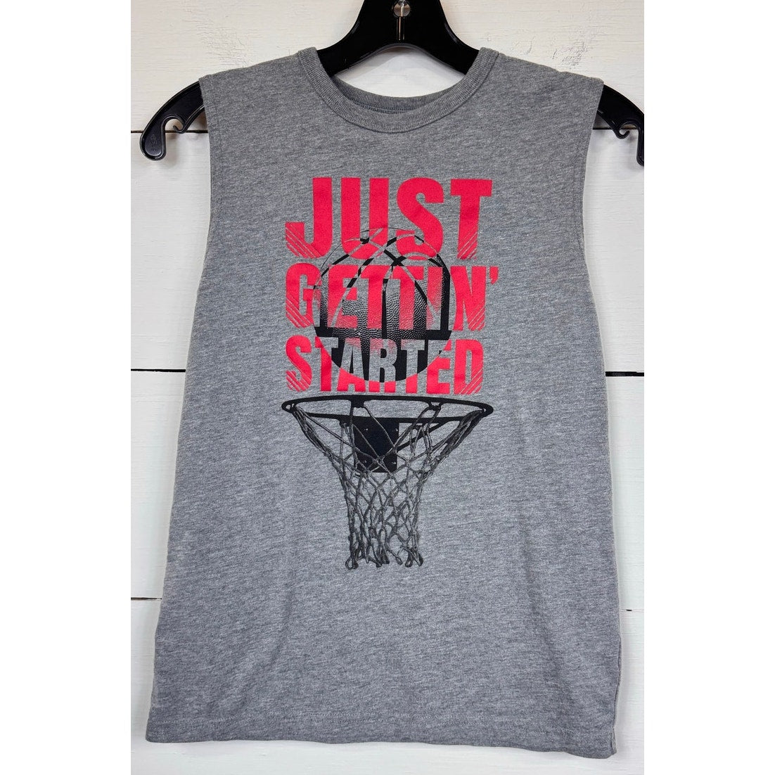 The Children's Place Gray Sleeveless Shirt Boy's Size Large (10-12)