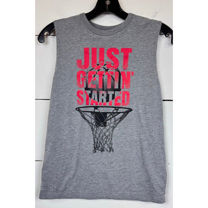 The Children's Place Gray Sleeveless Shirt Boy's Size Large (10-12)