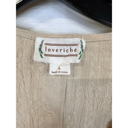 Loveriche Long Sleeve Blouse Women's Size Large