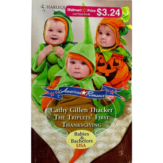 The Triplets' First Thanksgiving by Cathy Gillen Thacker (Paperback)