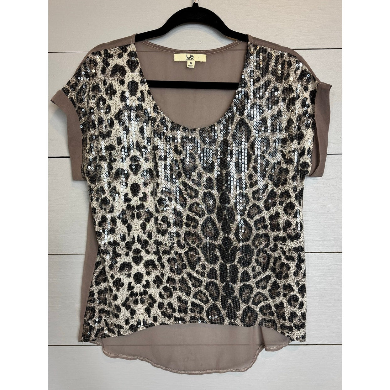 Ya Los Angeles Short Sleeve Top Women's Size Medium
