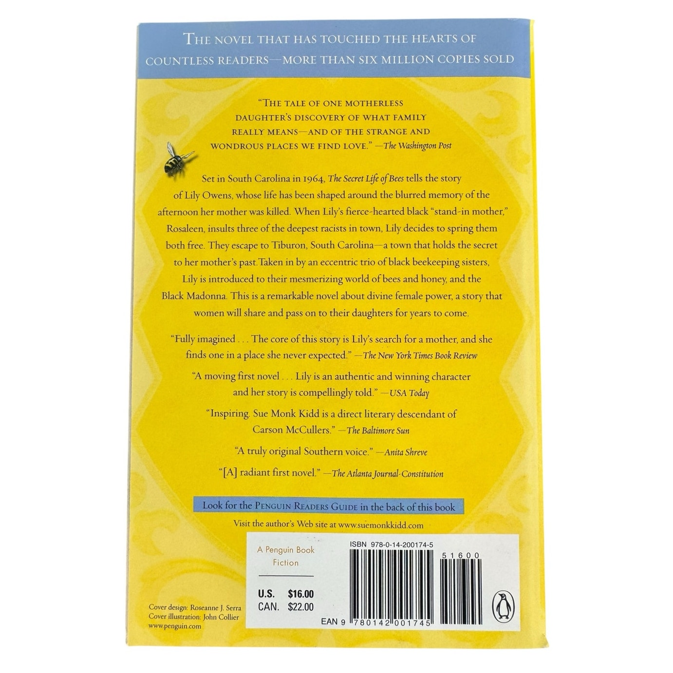 The Secret Life of Bees by Sue Monk Kidd (Paperback)