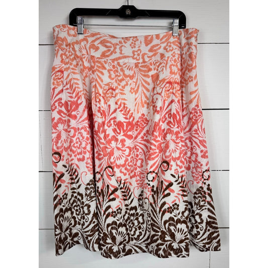 Coldwater Creek Knee Length Skirt Women's Size PXL