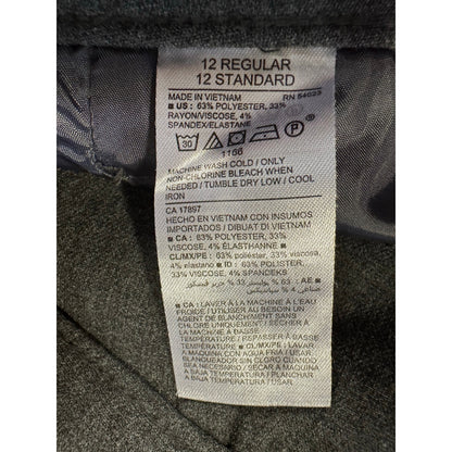 Old Navy Gray Cropped Pants Women's Size 12