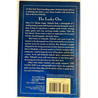 The Lucky One by Nicholas Sparks (Paperback)