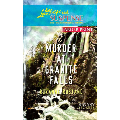 Murder at Granite Falls by Roxanne Rustand (Paperback) (Large Print)