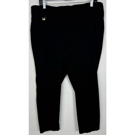 Rafaella Black Capri Pants Women's Size 18
