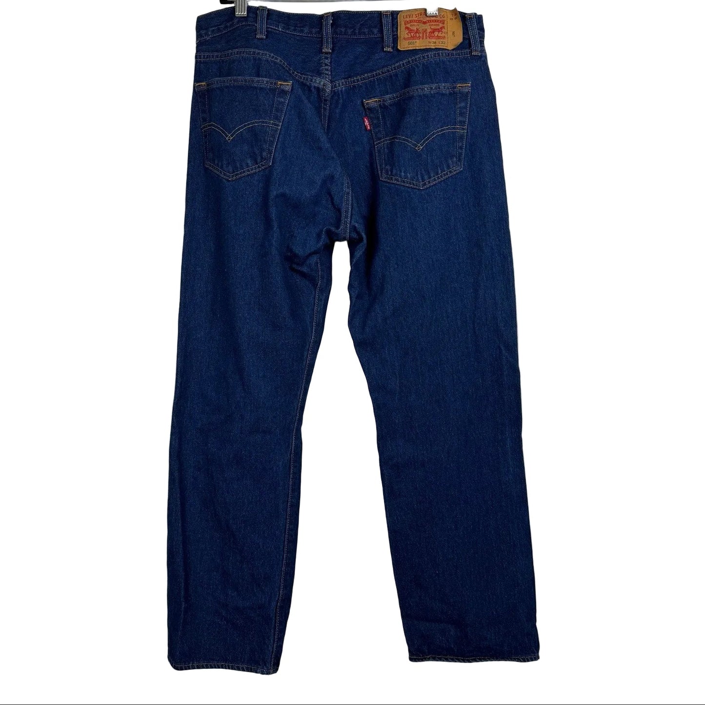 Levi Strauss Blue Straight Cut Jeans Men's 38x32