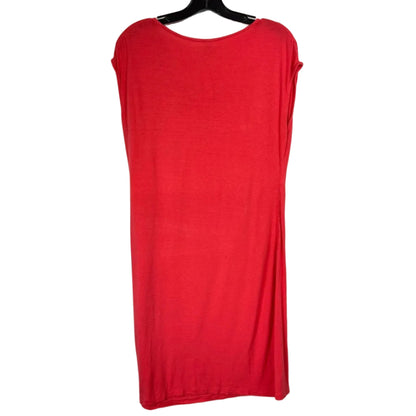 Old Navy Red Sleeveless Knee- Length Dress Women's Medium