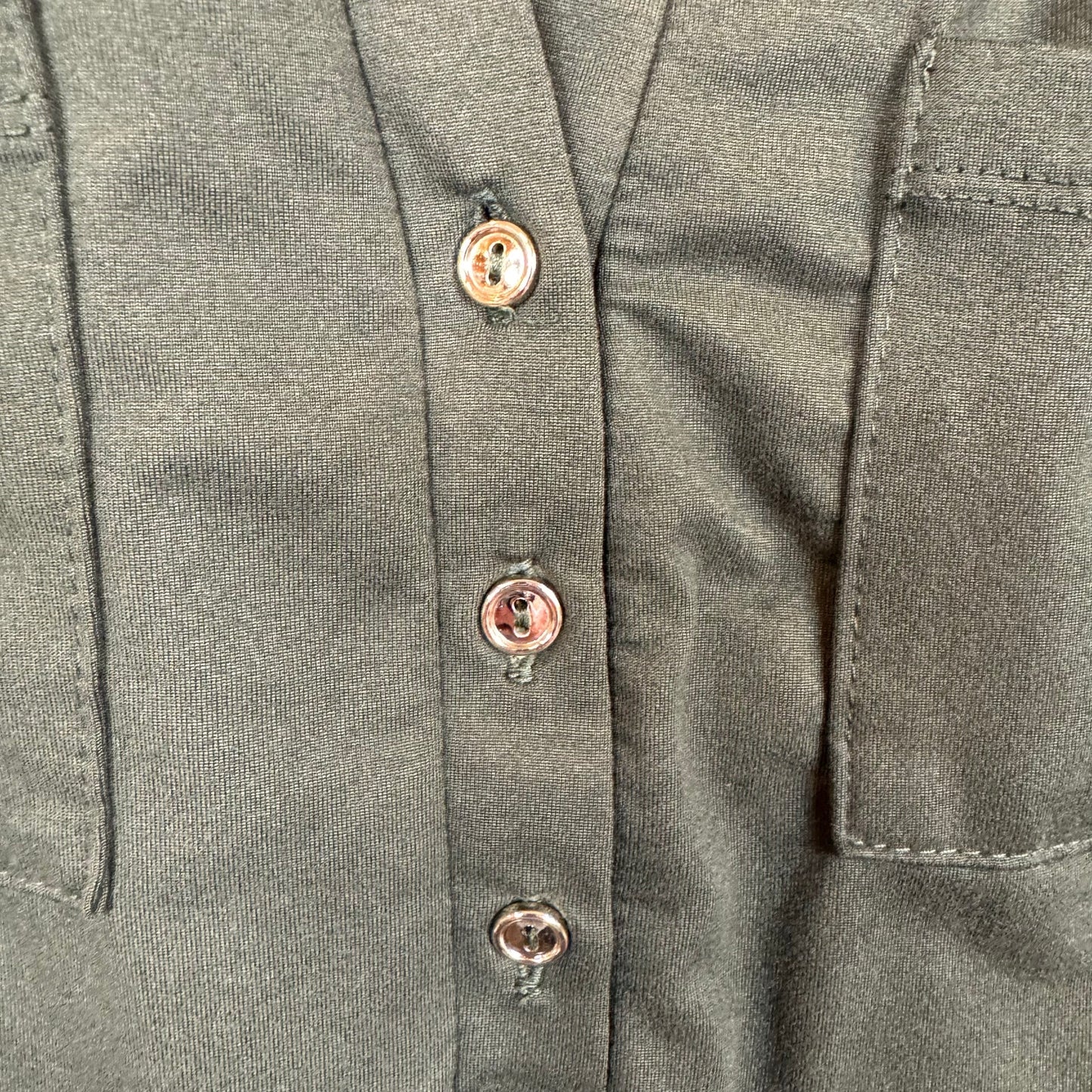 Perseption Concept Green Blouse Women's Size Small