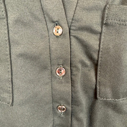 Perseption Concept Green Blouse Women's Size Small