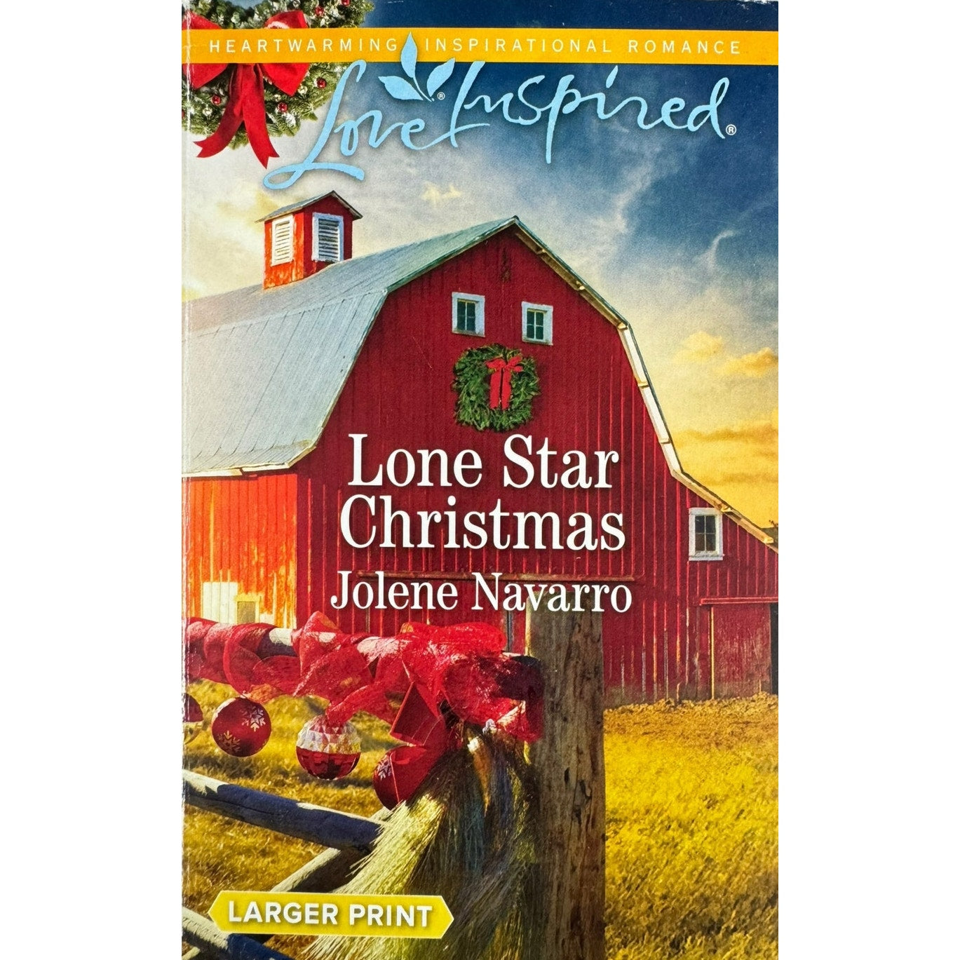 Lone Star Christmas by Jolene Navarro (Paperback) (Large Print)