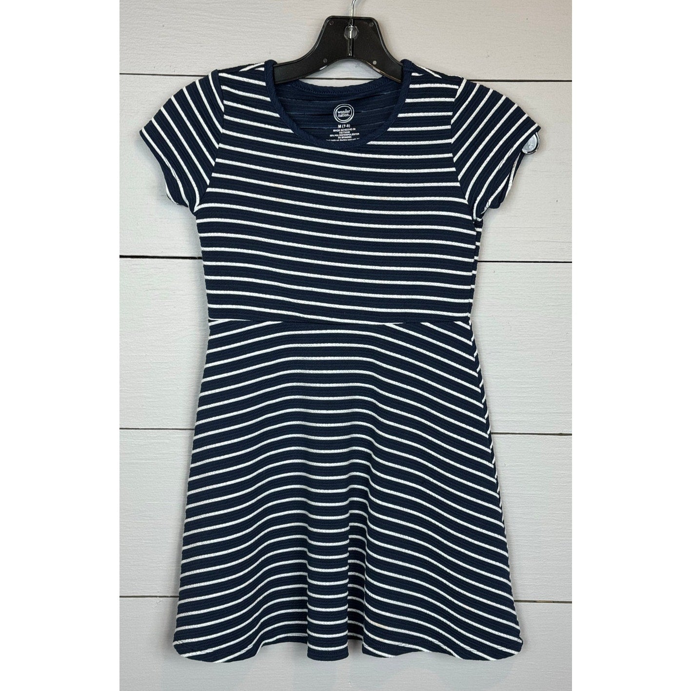 Wonder Nation Short Sleeve Dress Girl's Size Medium (7/8)