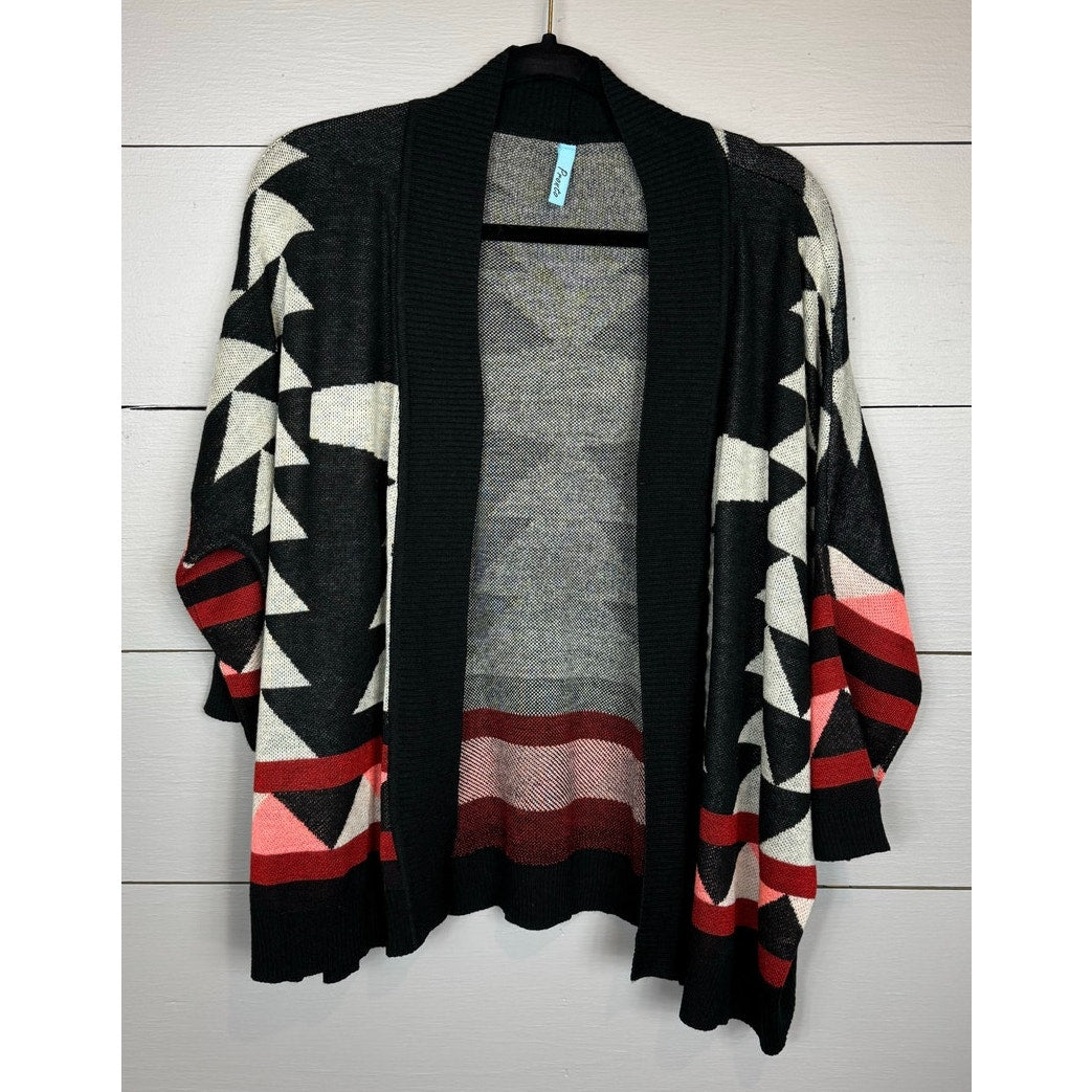 Pronto Short Sleeve Sweater Cardigan Women's Size One Size