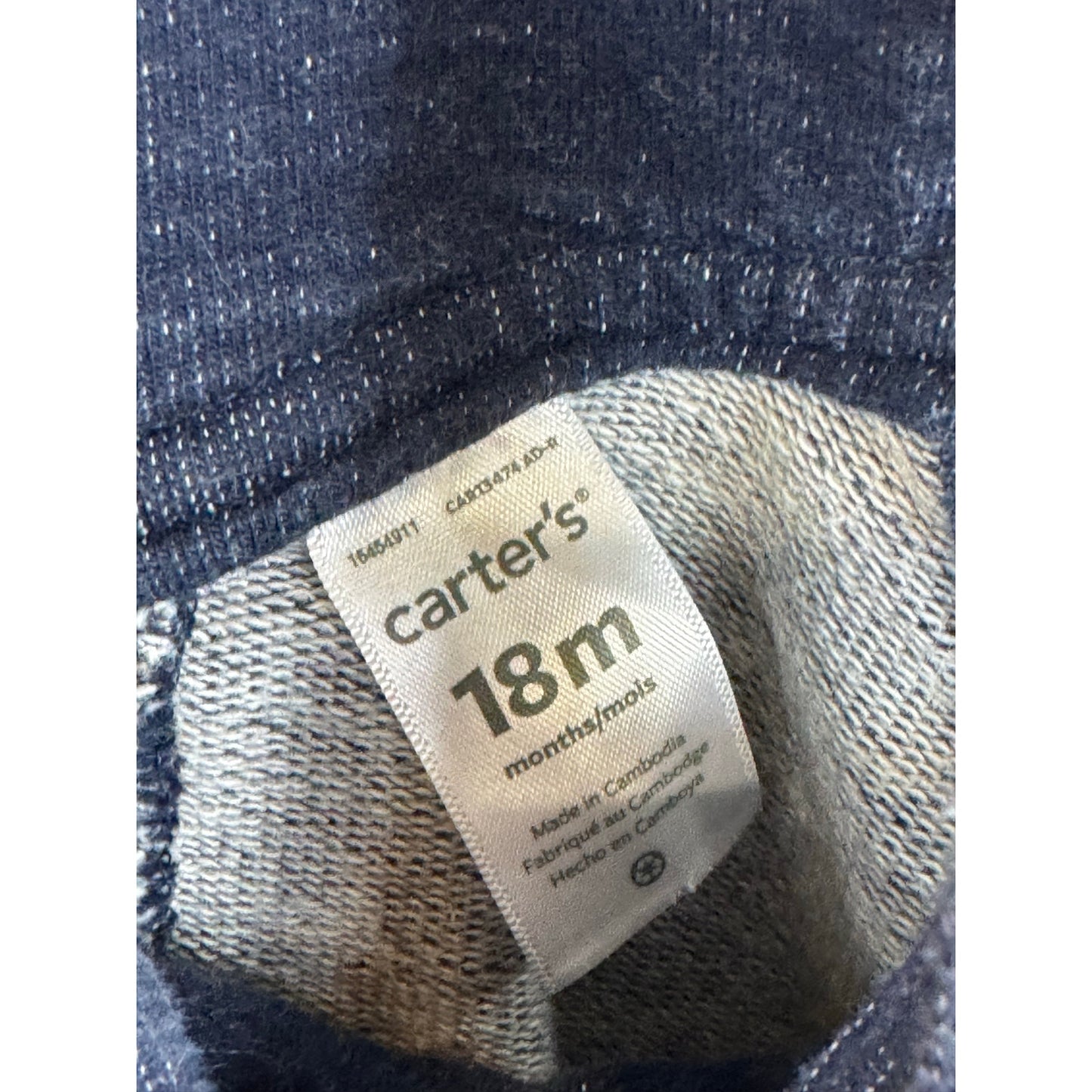 Carter's Overalls Boy's Size 18 Months