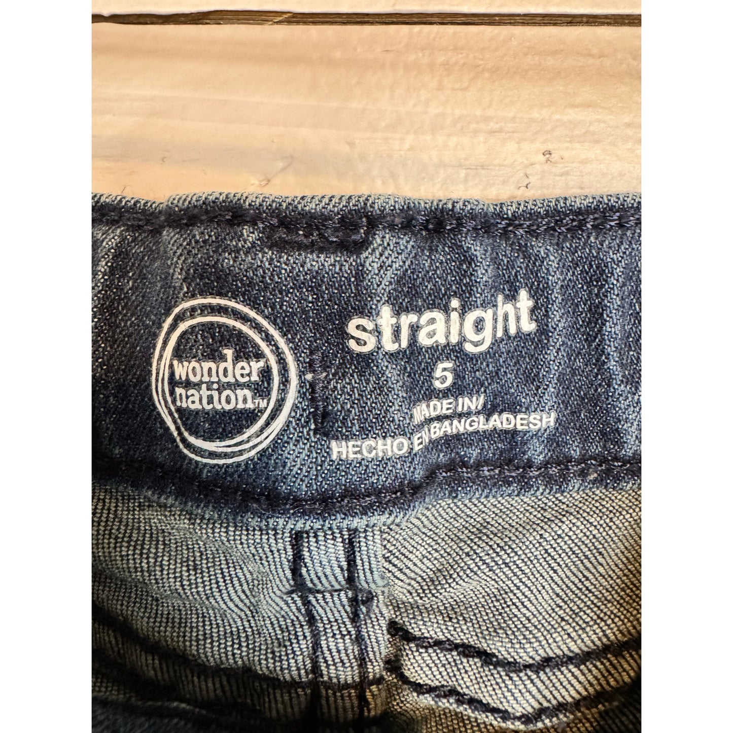 Wonder Nation Jeans Boy's Size 5