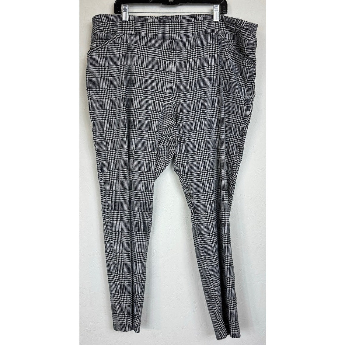 George Black White Chino Cropped Pants Women's 26/28W