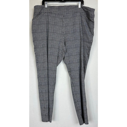 George Black White Chino Cropped Pants Women's 26/28W