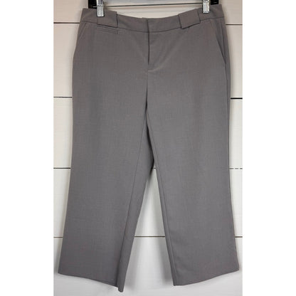 Daisy Fuentes Gray Dress Capris Women's Size 4