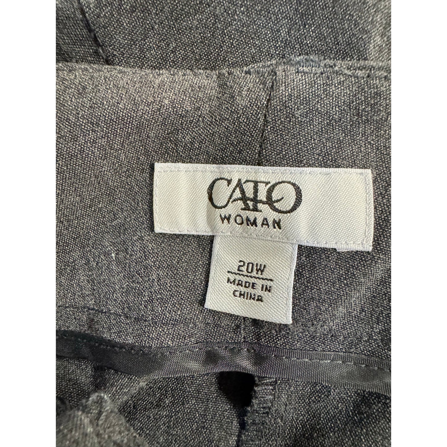 Cato Gray Dress Pants Women's 20W