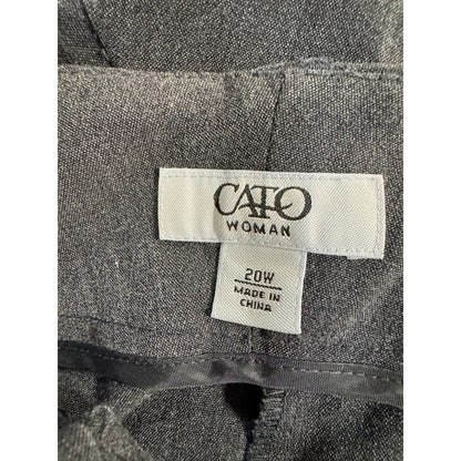 Cato Gray Dress Pants Women's 20W